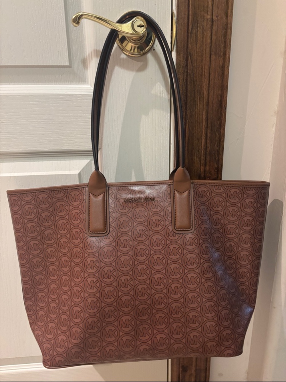 Michael Kors Jodie large logo jacquard tote bag